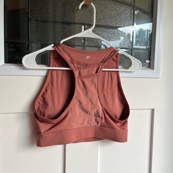 FABLETICS Trinity high impact sports bra in dark pink - Picture 4 of 6